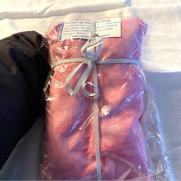 Hot Cold Pack in Pink. Handmade. Can put in microwave and freezer. - Picture 6 of 7